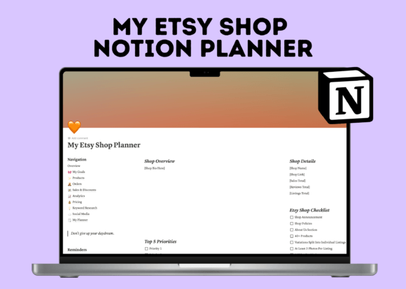 notion planner template